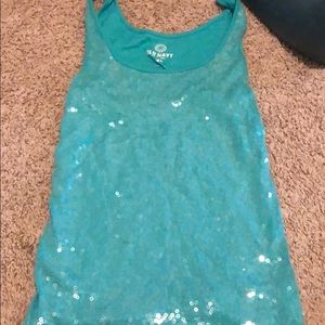 Old navy sequin tank